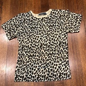 Animal print t-shirt